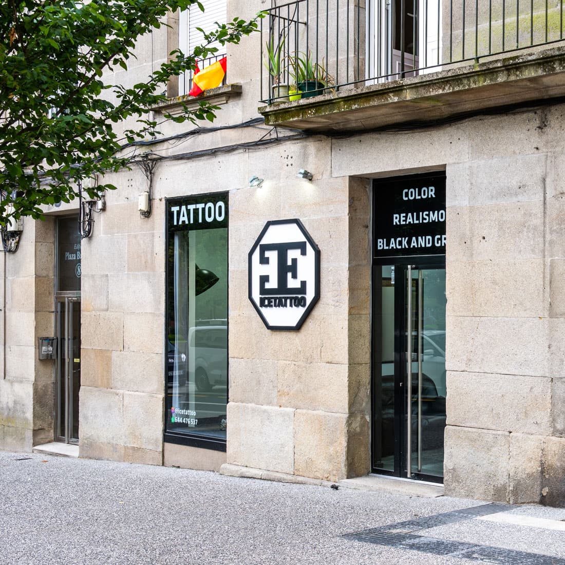 Tatuaje realizado en el estudio Icetattoo de Pontevedra