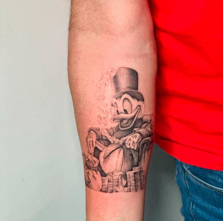 Tatuaje realizado en el estudio Icetattoo de Pontevedra