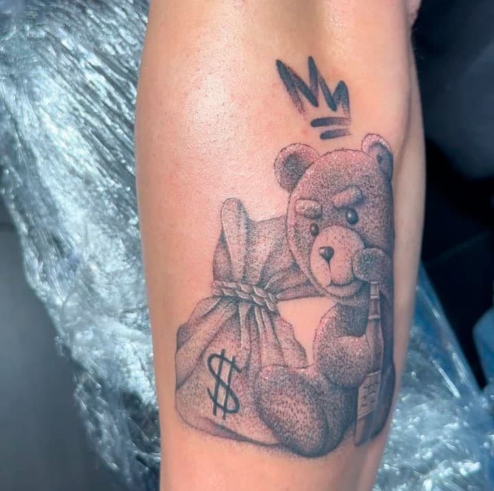 Tatuaje realizado en el estudio Icetattoo de Pontevedra