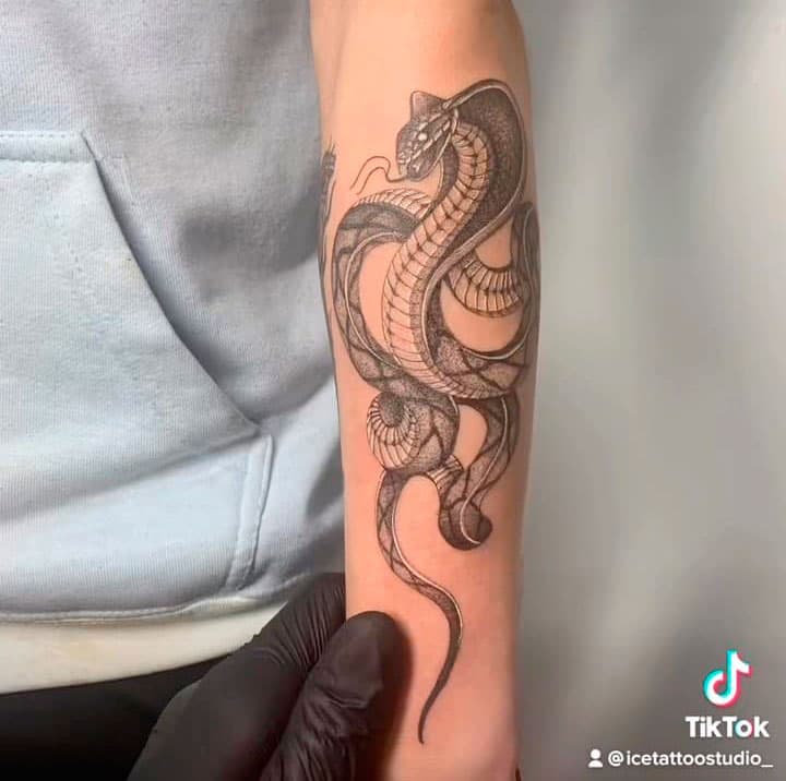 Tatuaje realizado en el estudio Icetattoo de Pontevedra