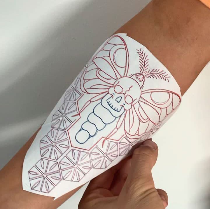 Tatuaje realizado en el estudio Icetattoo de Pontevedra