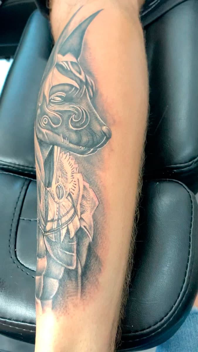 Tatuaje realizado en el estudio Icetattoo de Pontevedra